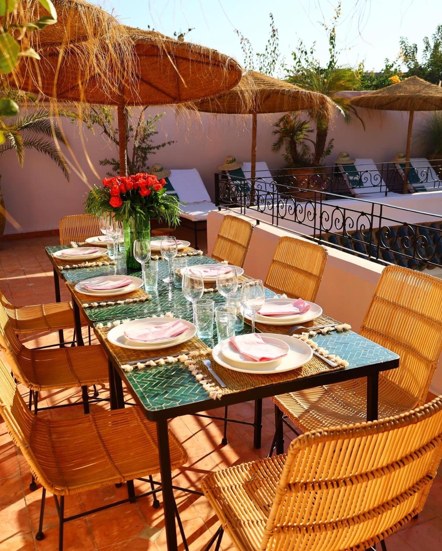 מרקש Riad Prive Sadaka Bassin Rooftop מראה חיצוני תמונה